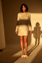 Load image into Gallery viewer, Wedding Dresses, Mini Dresses, Halter Neck, High Neck, Long Sleeve, Satin Dress, Low Back, Wedding Flowers, Gabrielle Mini Dress, We Are Mancini Bridal Wear, Wedding Dress, Wedding Separates, Destination Wedding, Luxury Wedding, Beach Wedding, Wedding Dress Two Piece, Top and Skirt, Wedding Nails, Wedding Accessories, Wedding Decor, Paris, Travel