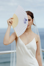 Load image into Gallery viewer, Wedding Dresses, Mini Dresses, Halter Neck, High Neck, Long Sleeve, Satin Dress, Low Back, Wedding Flowers, Ciara Bridal Gown, We Are Mancini Bridal Wear, Wedding Dress, Wedding Separates, Destination Wedding, Luxury Wedding, Beach Wedding, Wedding Dress Two Piece, Top and Skirt, Wedding Nails, Wedding Accessories, Wedding Decor